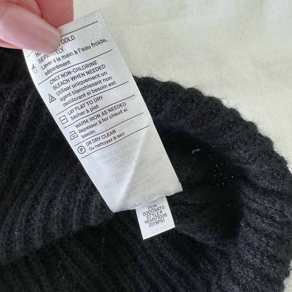 Vince Black Cowl Neck Sweater - Picture 5 of 7